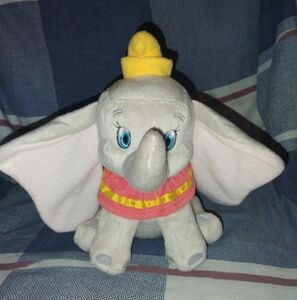Disney Dumbo Adorable Gray Elephant Plush Toy